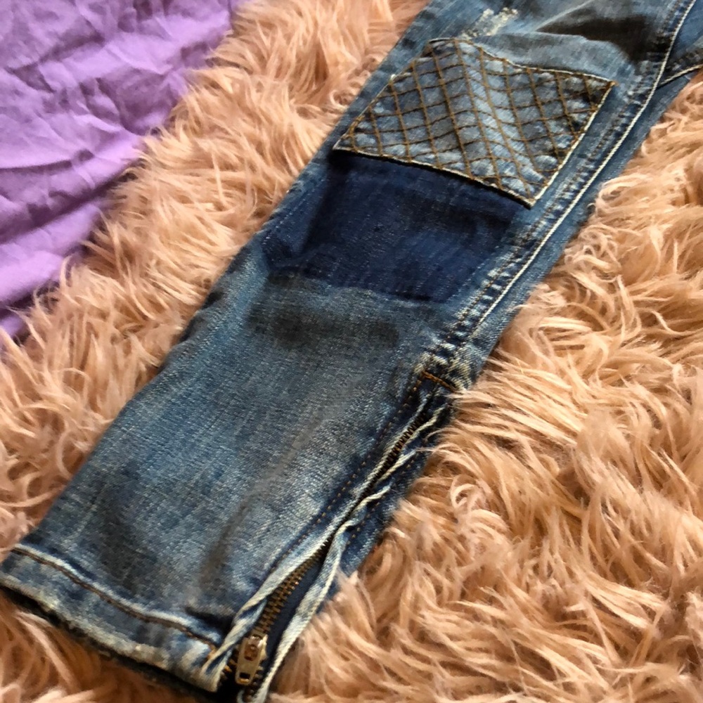 One X One Teaspoon Distressed Patchwork Jeans - image 4
